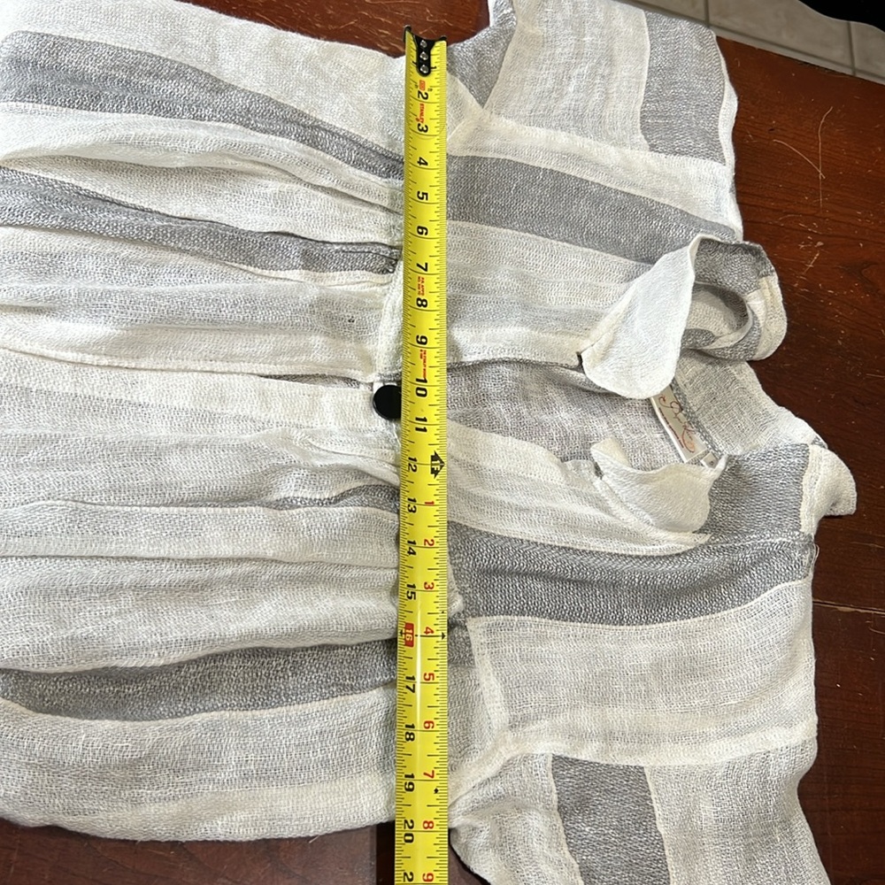 Paper Lace Linen Top/Duster/Dress/Cardigan Sz Small - Picture 14 of 15